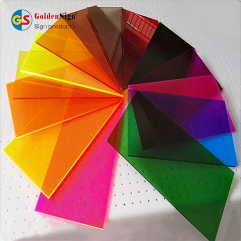 Colored Cast Acrylic Pmma Plexiglass Sheet From China Manufacturer