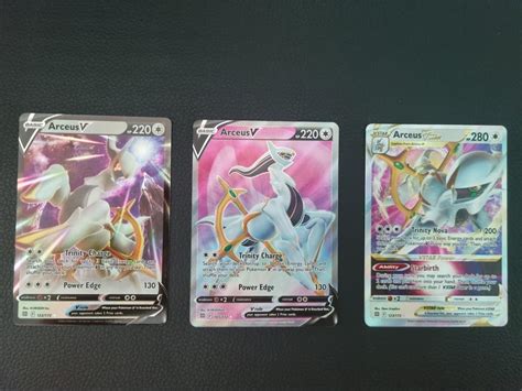 Arceus V Arceus V Full Art Arceus Vstar Brilliant Star Evolving Skies