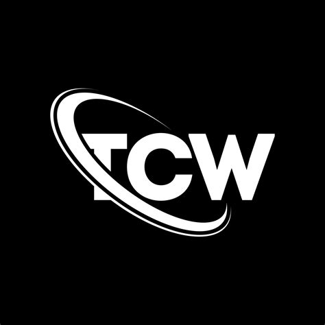 logotipo de tw carta tcw. diseño del logotipo de la letra tcw. logotipo ...