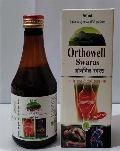 Orthowell Joint Pain Herbal Medicine Packaging Size Ml Non