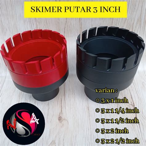 Jual SKIMMER PUTAR 3 INCH SKIMER KOLAM KOI SKIMER PUTAR FLOATING