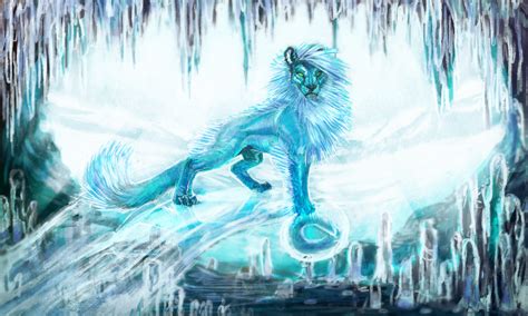 Ice Lion By Useless Machine On Deviantart