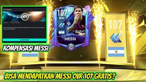 Update Bocoran Fifa Terbaru Kompensasi Flasback Messi Ovr Gratis