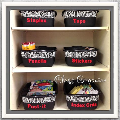 Class Organize Clerical Supplies Resource Classroom Classroom