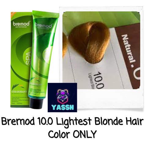 Bremod 10 0 Lightest Blonde Hair Color ONLY YASSH Lazada PH