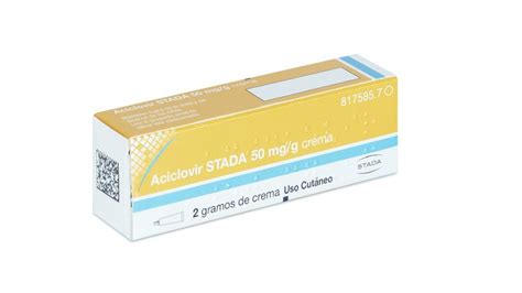 Aciclovir Stada Mg G Crema Tubo De G