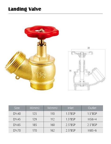 Brass Fire Hydrant Landing Valve