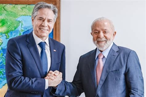 Presidente Lula recebe secretário de Estado dos Estados Unidos Antony