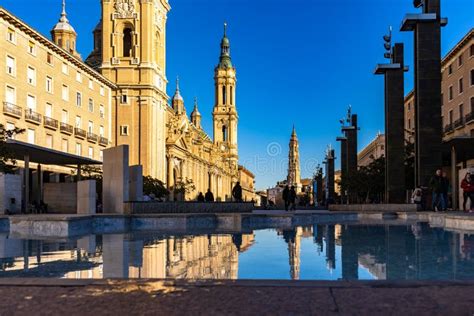 Basilica De Nuestra Señora Del Pilar Cathedral in Zaragoza Spain