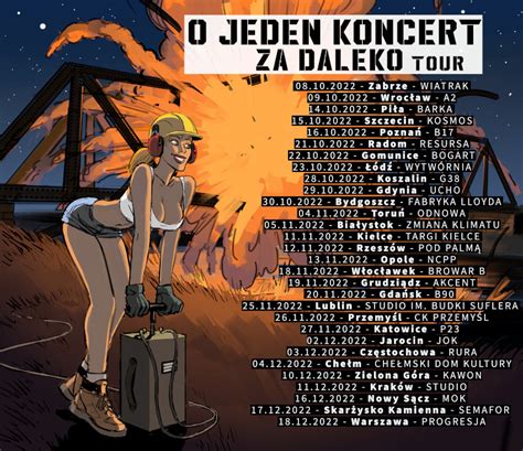 Nocny Kochanek O Jeden Koncert Za Daleko Tour Pod Palm Koncert