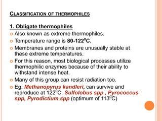 extremopilic microorganisms pptx