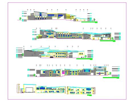 Centro Cultural En Autocad Descargar Cad 5 58 Mb Bibliocad