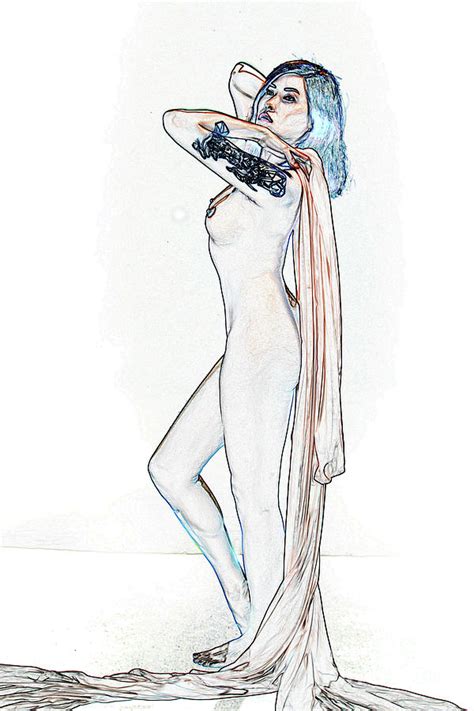 349 1870 Nude Woman Watercolor Photograph By Kendree Miller Fine Art America