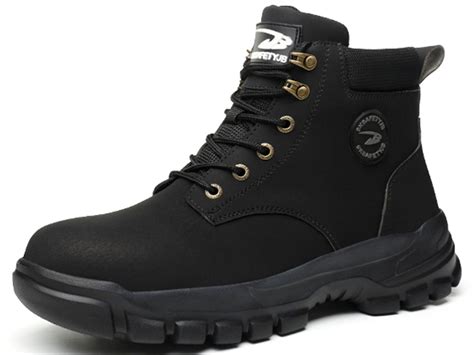 OwnShoe Steel Toe Work Boots for Men Women Waterproof Safety Shoes