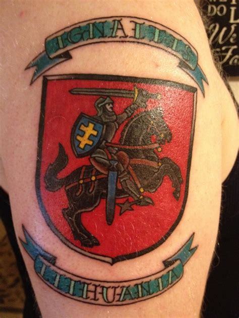 Lithuanian Coat Of Arms Tattoo Want This Description From Pinterest