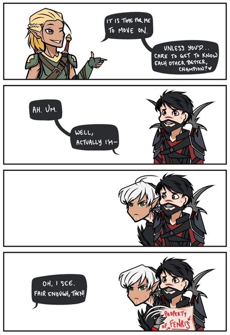 Property Of Fenris By Fayolinn On Deviantart Dragon Age Comics