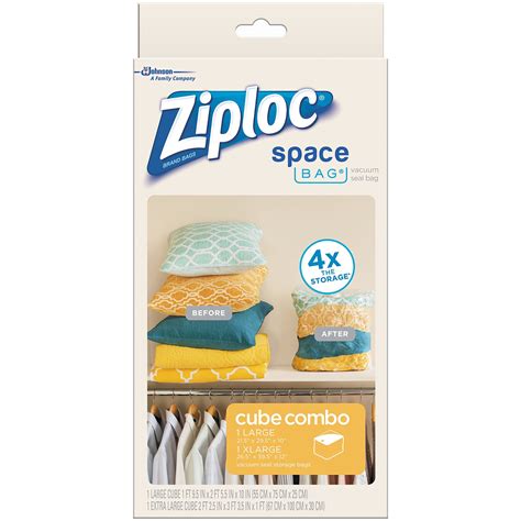 Ziploc Space Bag Clothes Vacuum Sealer Storage Bags For Home And Closet