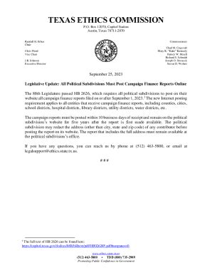 Fillable Online Revised Legislative Appropriations Request Fax Email