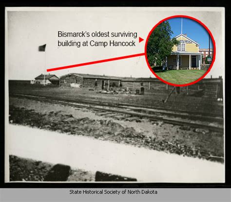 Picture of Camp Hancock Then and Now in Bismarck-Mandan, North Dakota - BisManCafe.com