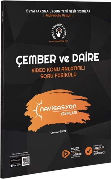 Navigasyon Yayınları TYT AYT Matematik Çember ve Daire Konu Anlatımlı