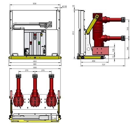 24kV VS1 Indoor High Voltage Vacuum Circuit Breaker