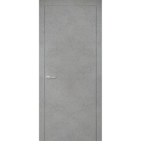 Sartodoors In X In Panel Concrete Finished Solid Wood With