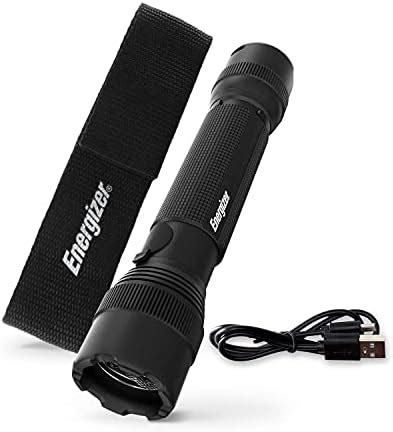 Energizer Rechargeable Led Metal Torch Super Bright Flashlight