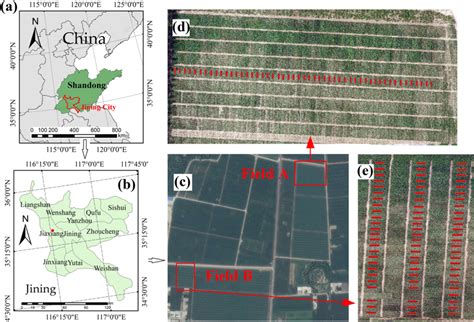 The Location Of The Study Area And Field Experimental Design A