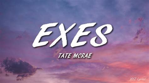 Tate Mcrae Exes Lyrics Youtube