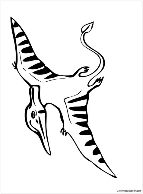 Pteranodon Dinosaur Coloring Pages