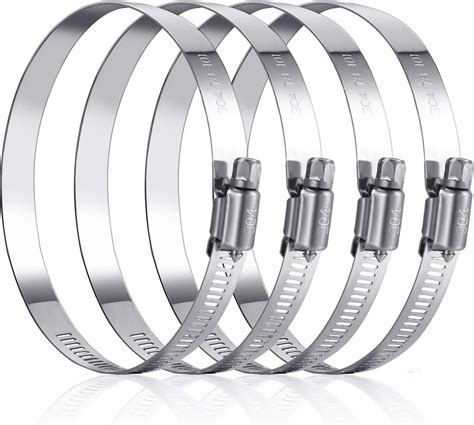 Amazon.com: 12" Stainless Steel Hose Clamp (1Pair) : Industrial ...