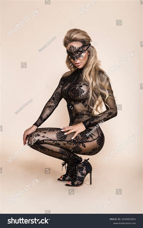 Sexy Sensual Woman Black Lace Lingerie Stock Photo 2265852951 Shutterstock