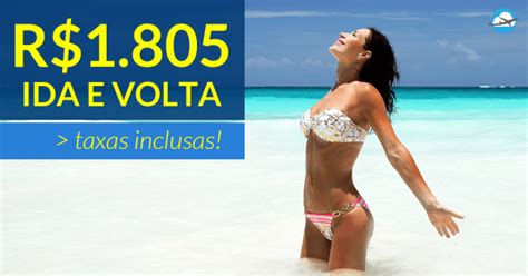 Super promoção Voos para Cancún e Punta Cana a partir de R 1 805 ida e