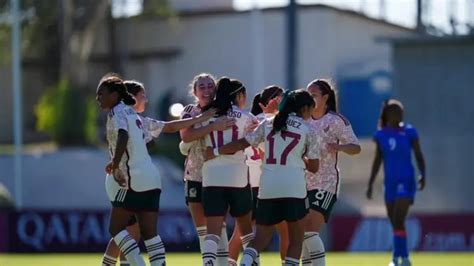 Paso Perfecto M Xico Golea A Hait En El Premundial Femenil Sub