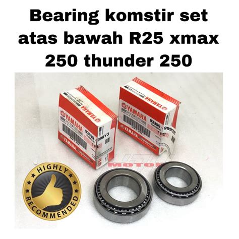 Bearing Comstir Komstir Set Atas Bawah YamahaR25 Mt 25 Xmax 250