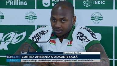 Boa Noite Paraná Coritiba apresenta o atacante sassá Globoplay