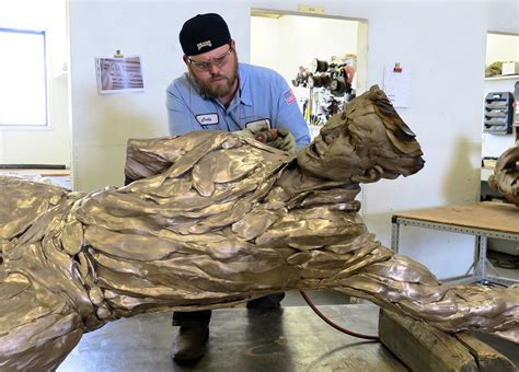 Living Rootless: Colorado: Loveland: Making Sculpture