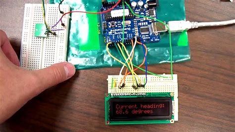 Arduino With A Digital Compass And LCD Display YouTube