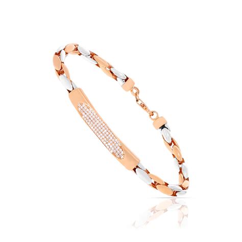 Elegant 18KT Rose Gold Bracelet with Free Gold Coin - WHP Jewellers