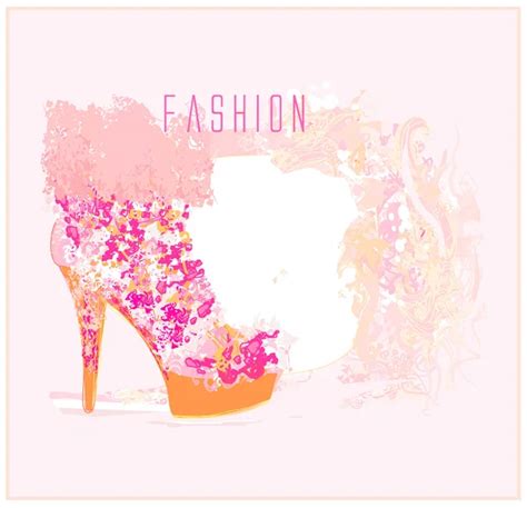 Shoes vintage poster Stock Vector Image by ©JackyBrown #12858953