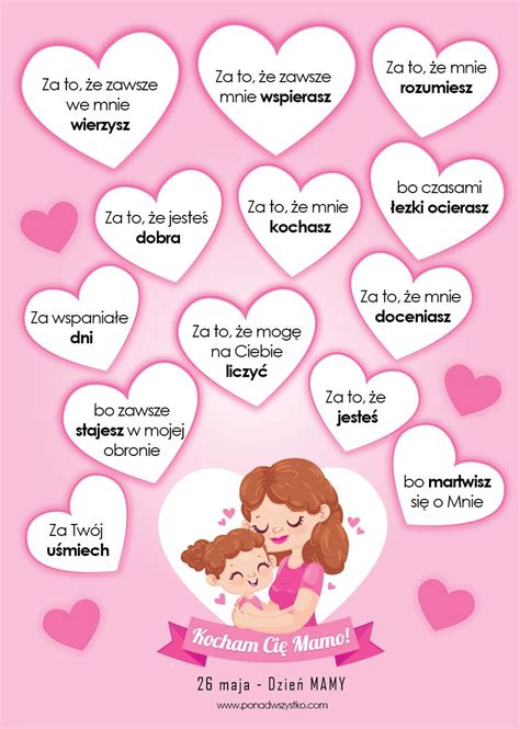 Dzień Mamy Darmowe Materiały Do Pobrania Na Dzień Mamy Mothers Day