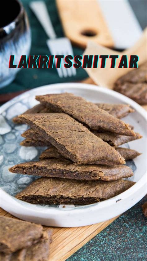 Lakritssnittar Kolasnittar Med Lakrits Fredriks Fika Bakrecept