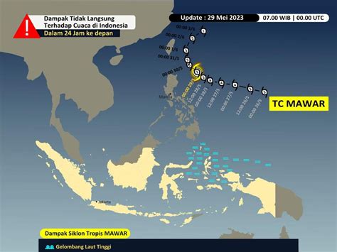 Berita Dan Informasi Analisis Siklon Tropis Mawar Terkini Dan Terbaru