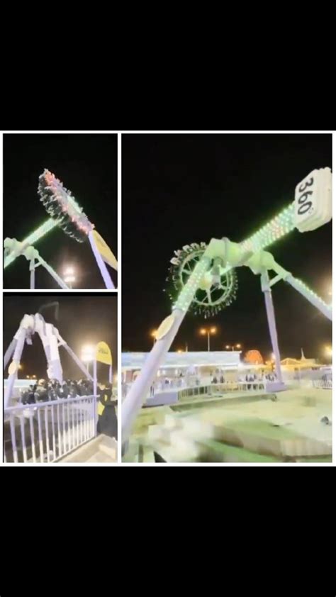 degree amusement ride crashes mid air  saudi arabia injures