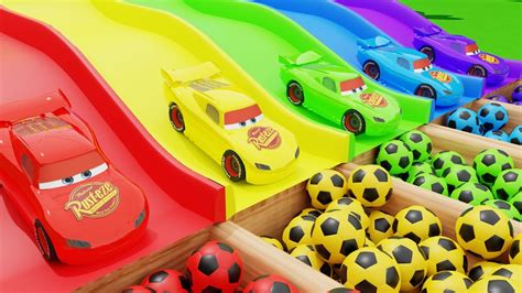 Mcqueen Car Assembly Surprise Soccer Ball Street Vehicle With Learn