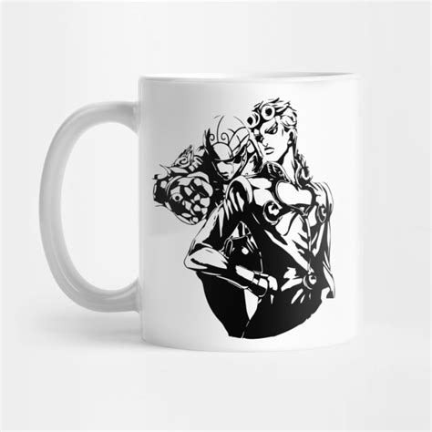 Jjba Noir Giorno Giovanna And Gold Experience Mug Jojos Bizarre