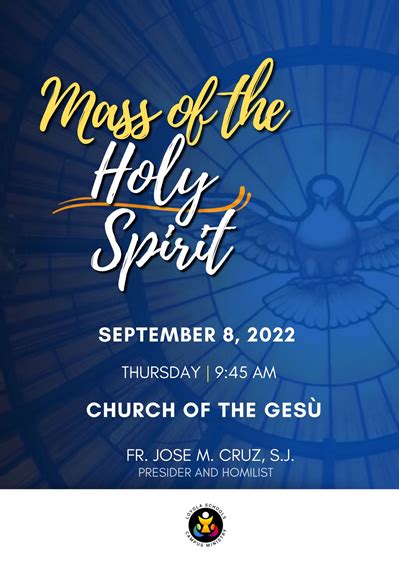 Mass Of The Holy Spirit Loyola Schools Events Ateneo De Manila