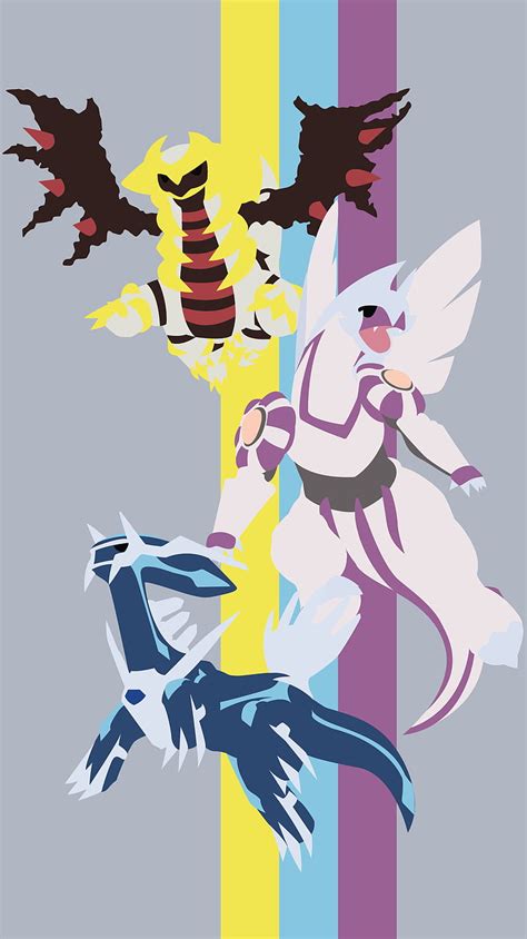 Niiiiiiiice Anime Dialga Giratina Palkia Pokemon Hd Phone