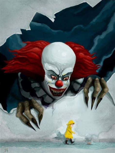 Pin By Shelly Lovell On Clowns Horror Art Horror Movie Art Clown