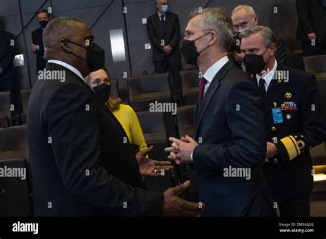 Secretary Of Defense Lloyd J Austin Speaks With Nato Secretary General